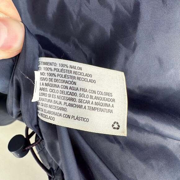 Retro Style Goodfellow & Co Men's Colorblock Striped Puffer Jacket with Hood Siz - Picture 7 of 8